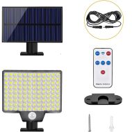 Solární venkovní 106 LED COB osvětlení, IP65, pohybový senzor