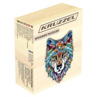 Dřevěné puzzle - Kruzzel Vlk