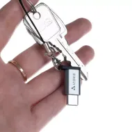 Adaptér OTG Micro USB 2.0 USB Type-C se šňůrkou Izoxis 18933