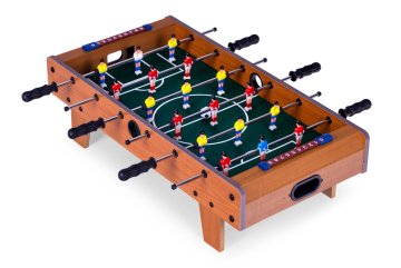 Mini stolní fotbal 70x35 cm dřevěný stolní fotbal ECOTOYS